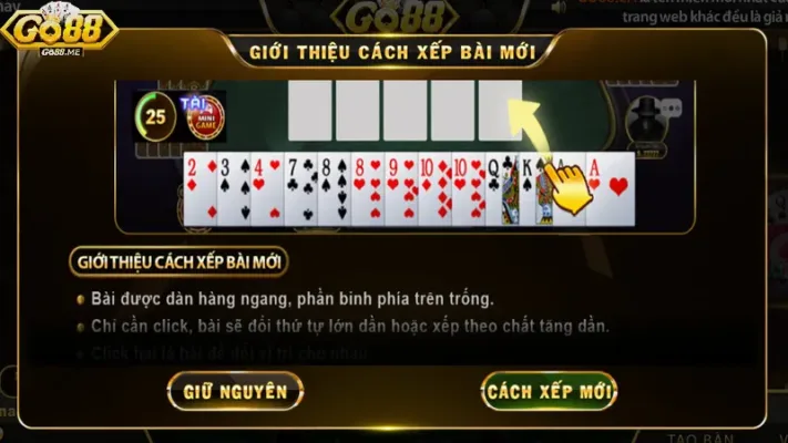 Hướng Dẫn Chơi Mậu Binh Go88 Hay - Không Sợ Thua Cược 3 Cách xếp bài mậu binh được hệ thống quy định rõ