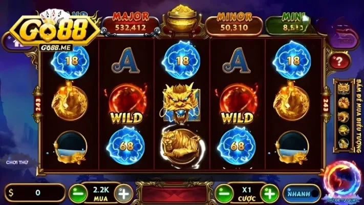 Nổ Hũ Tứ Linh Go88 - Hướng Dẫn Luật Chơi Chi Tiết Cho Newbie 2 Game lấy cảm hứng từ 4 linh vật huyền thoại với giao diện sắc nét