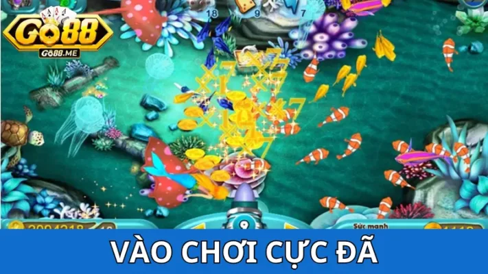 Chơi game bắn cá ăn xu Go88 - Nhận thưởng ngập tràn 3 Hướng dẫn vào chơi Bắn cá ăn xu Go88