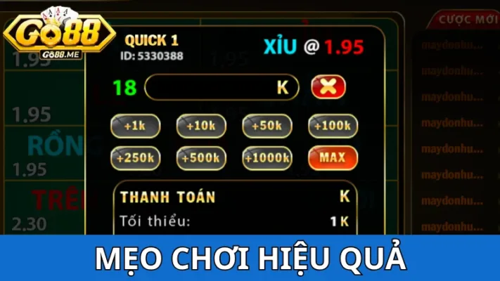 Game Keno Go88 - Chơi ngay, thưởng liền tay! 4 Một số mẹo hữu ích khi tham gia cược Keno Go88