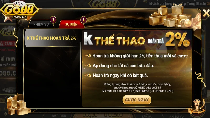 Go88 | Tải App Go88| Link Vào Cổng Game Go88.com Chính Thức 2025 19 Sự kiện khuyến mãi Go88 đa dạng để người chơi trải nghiệm